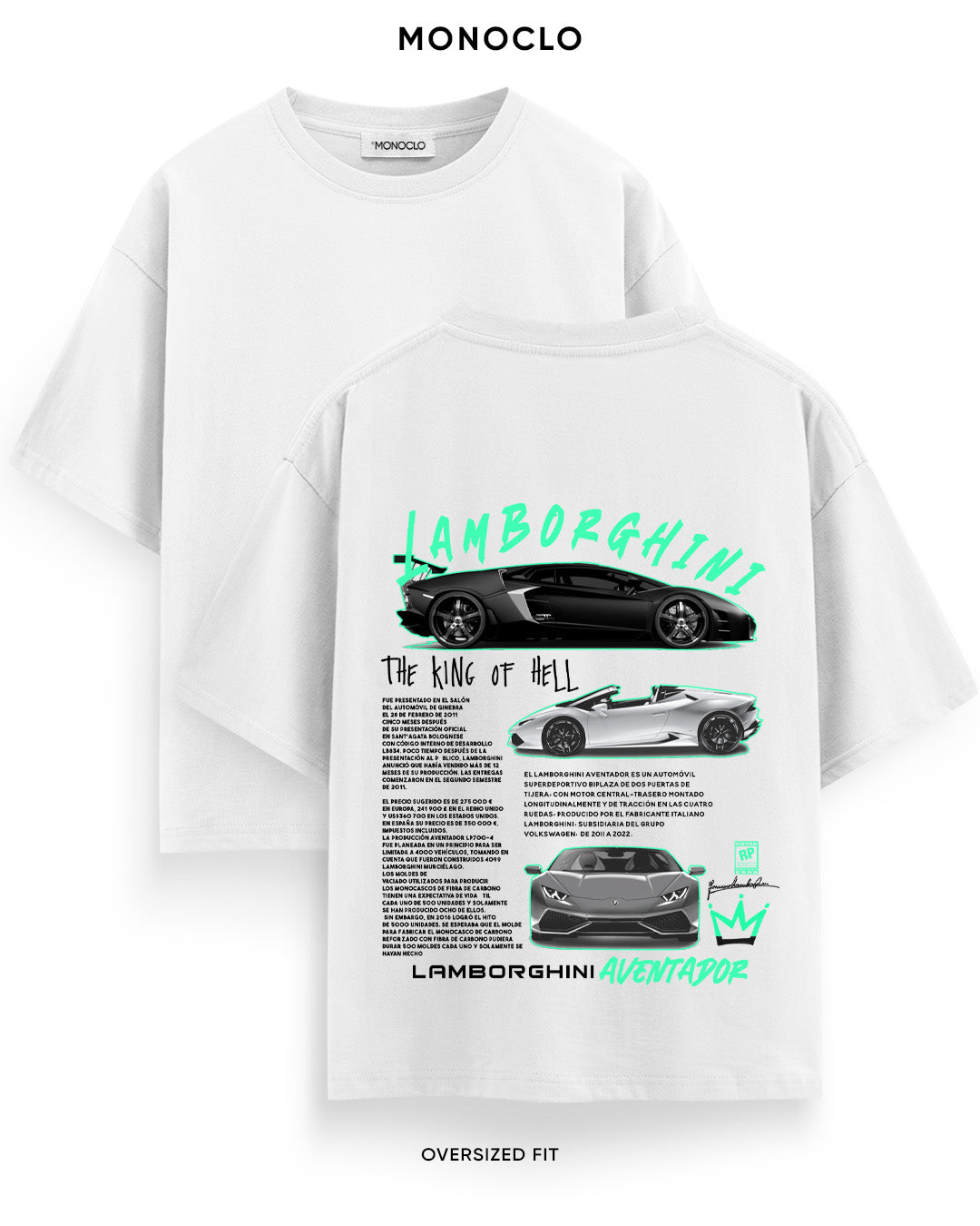 Футболка Monoclo Lamborghini Aventador Prince
