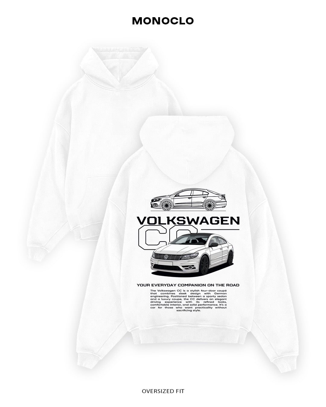 Худі Monoclo Volkswagen CC White