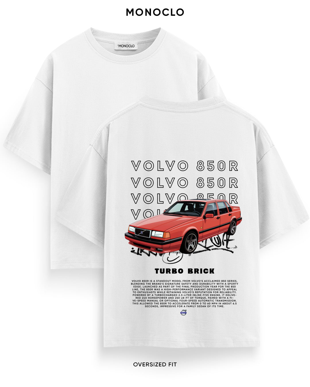 Футболка Monoclo Volvo 850R Turbo Brick