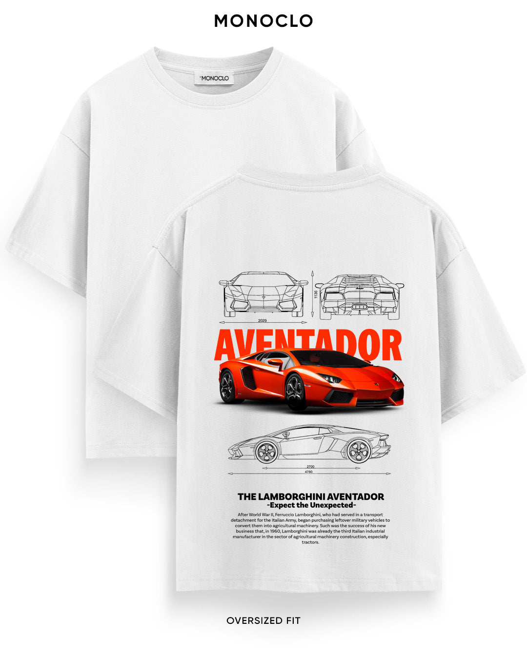 Футболка Monoclo Lamborghini Aventador