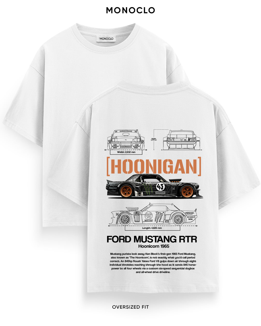 Футболка Ford Mustang Hoonigan RTR