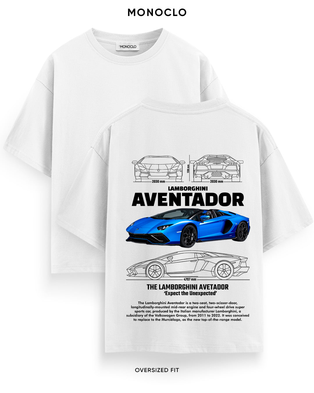 Футболка Monoclo Lamborghini Aventador Laguna
