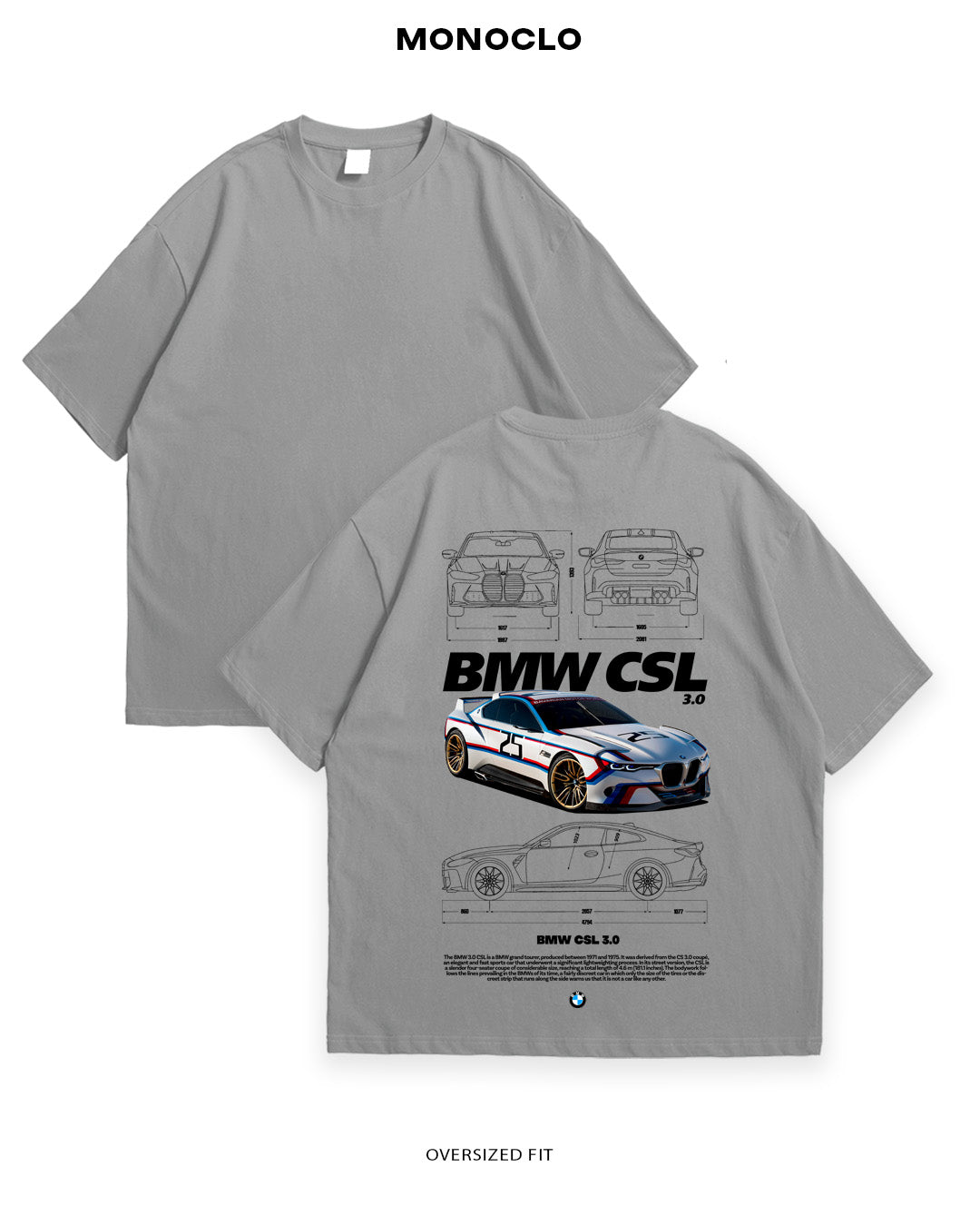 Футболка BMW CSL 1 - MONOCLO UA