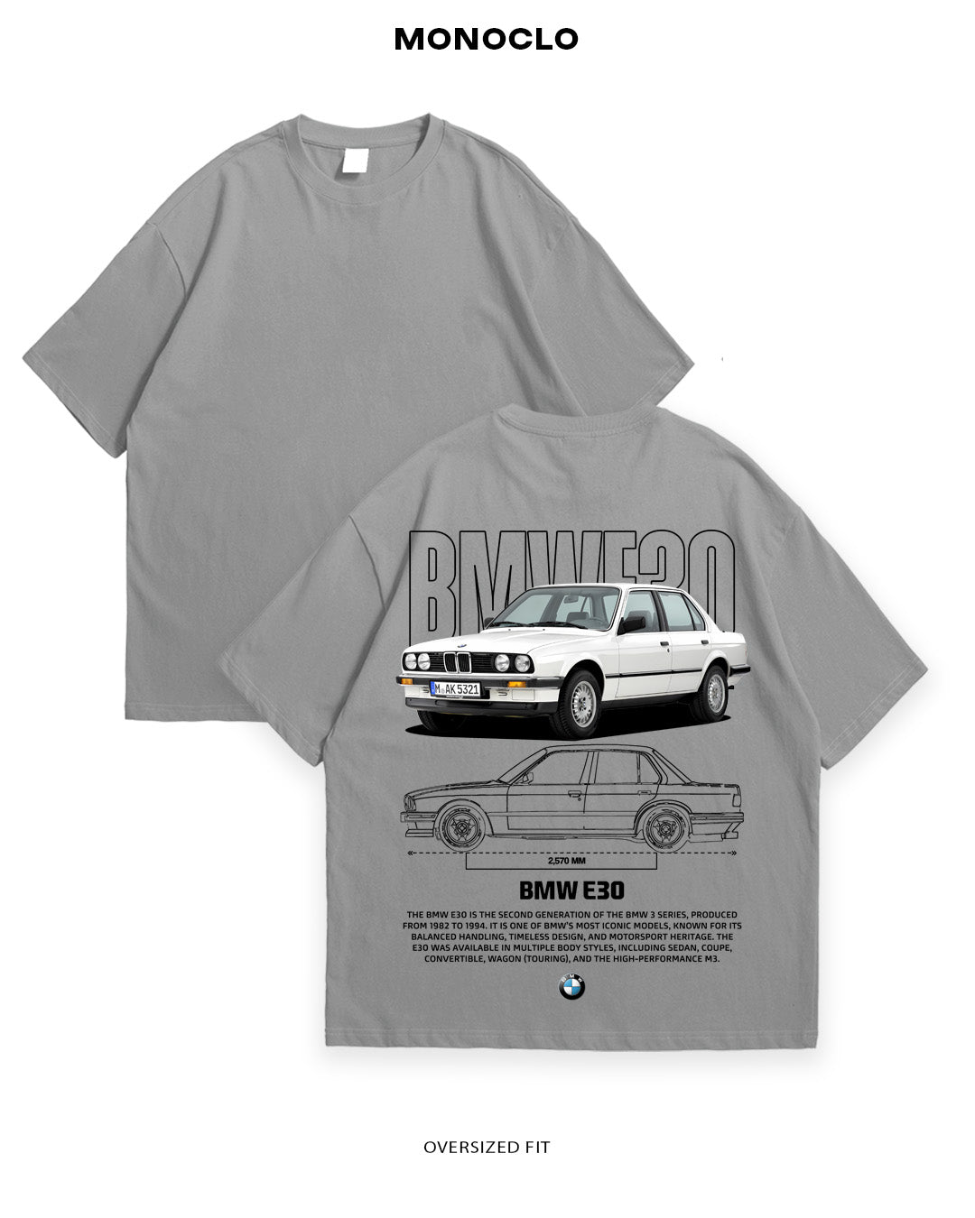 Футболка BMW E30 Legend - MONOCLO UA