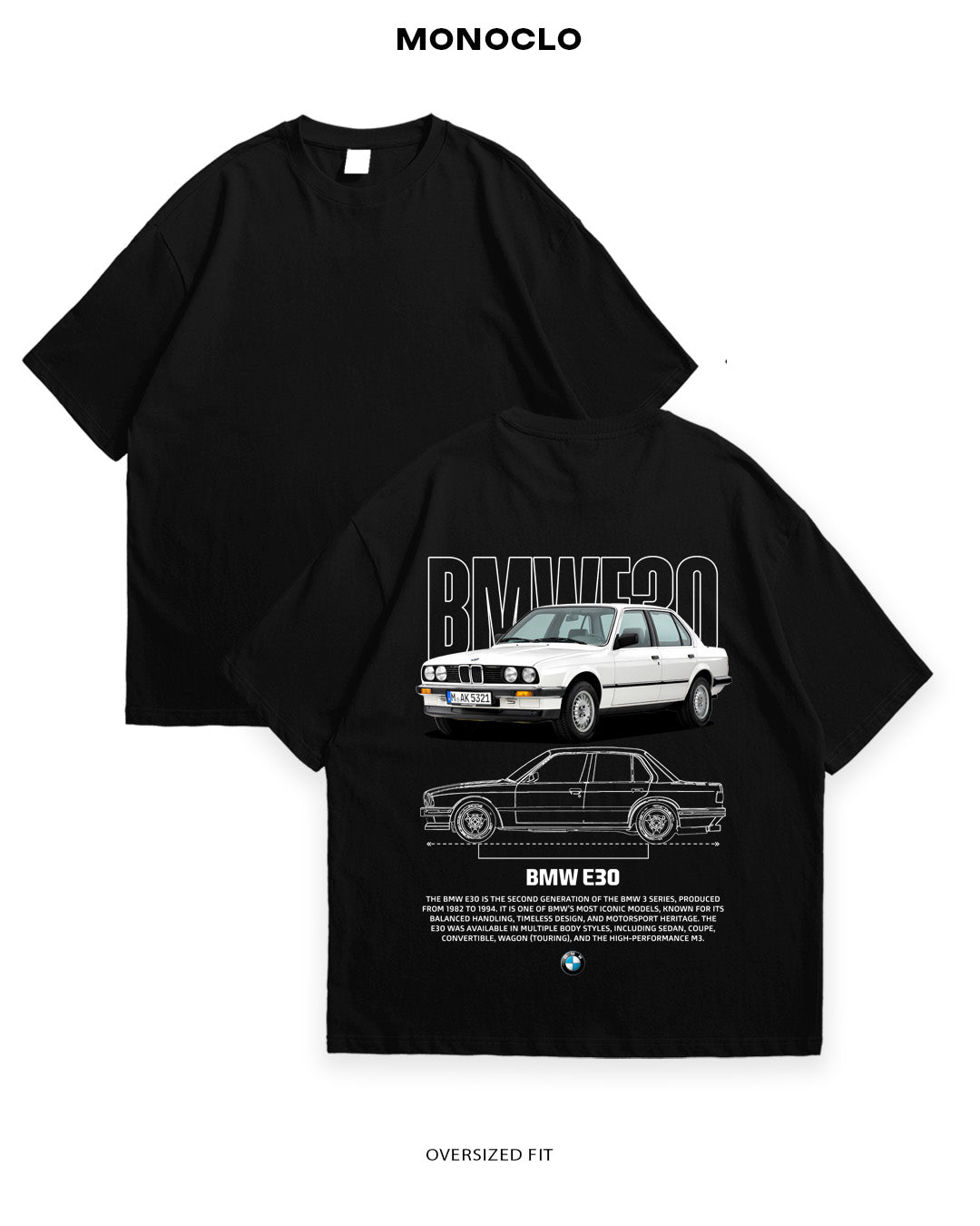 Футболка BMW E30 Legend - MONOCLO UA