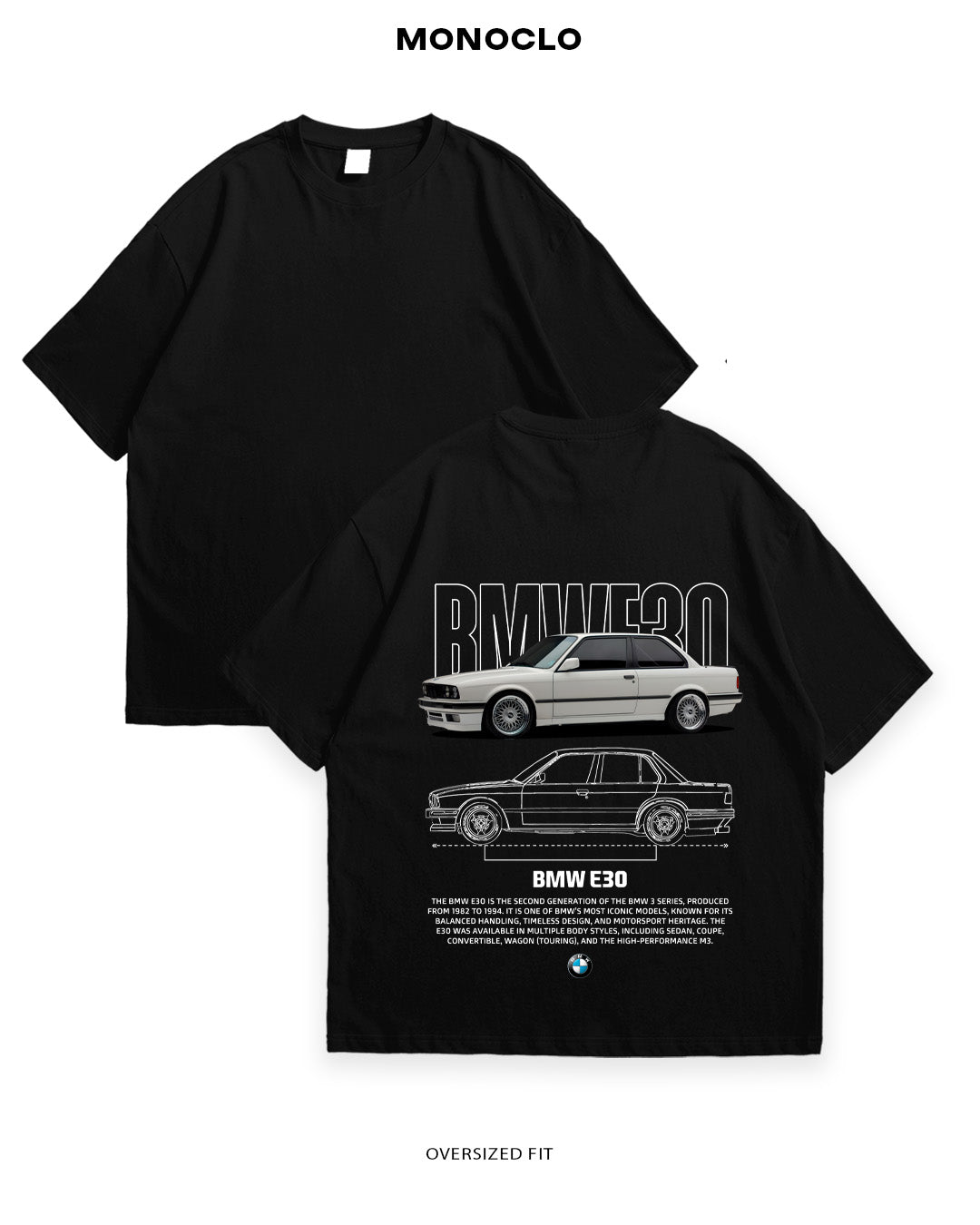 Футболка BMW E30 Onyx - MONOCLO UA