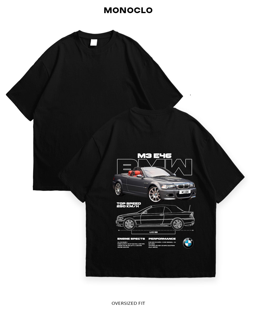 Футболка BMW E46 Cabrio - MONOCLO UA