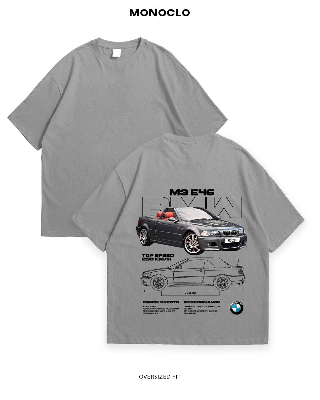 Футболка BMW E46 Cabrio - MONOCLO UA