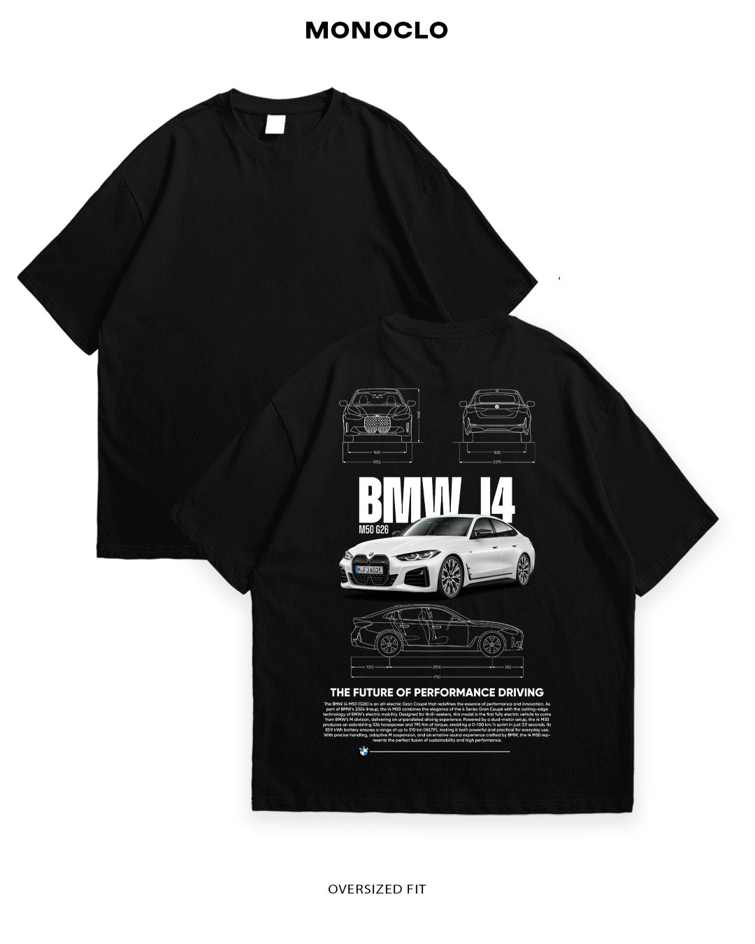 Футболка BMW i4 M50 - MONOCLO UA