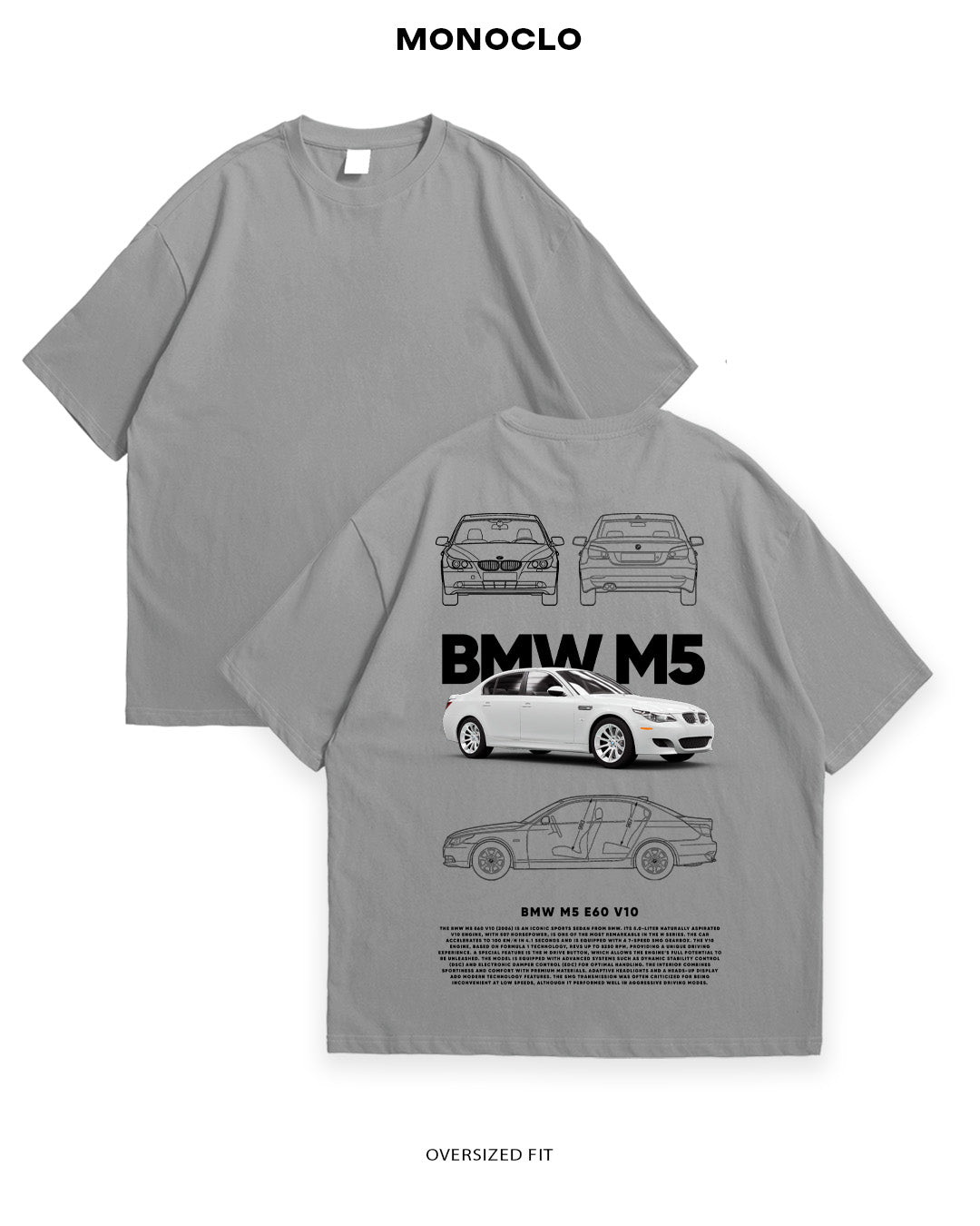 Футболка BMW M5 E60 V10 - W - MONOCLO UA