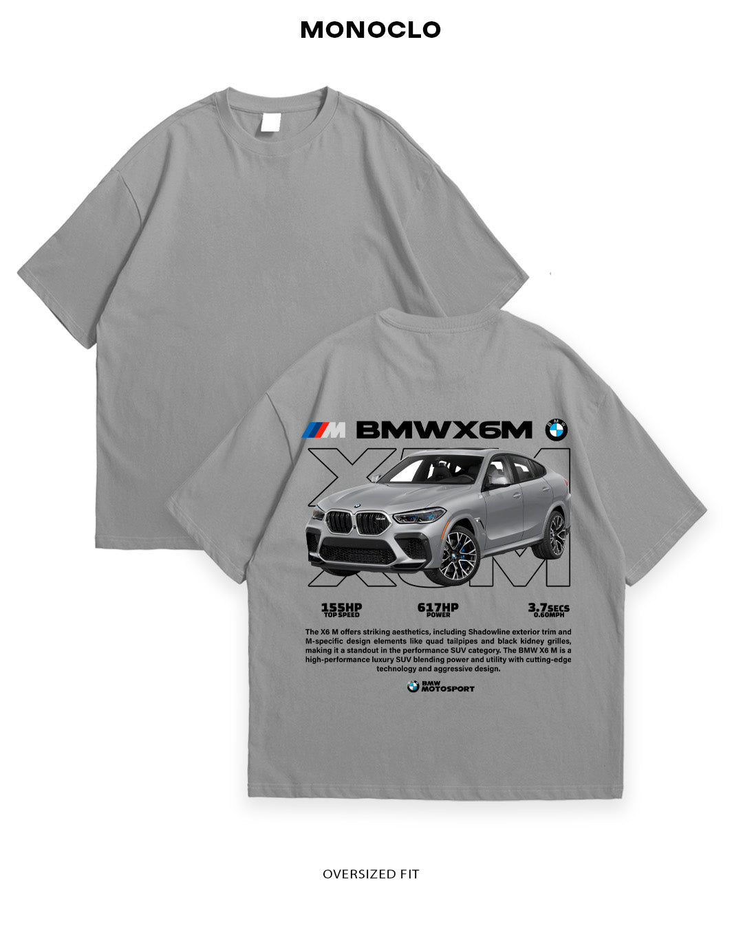 Футболка BMW X6M Coal - MONOCLO UA