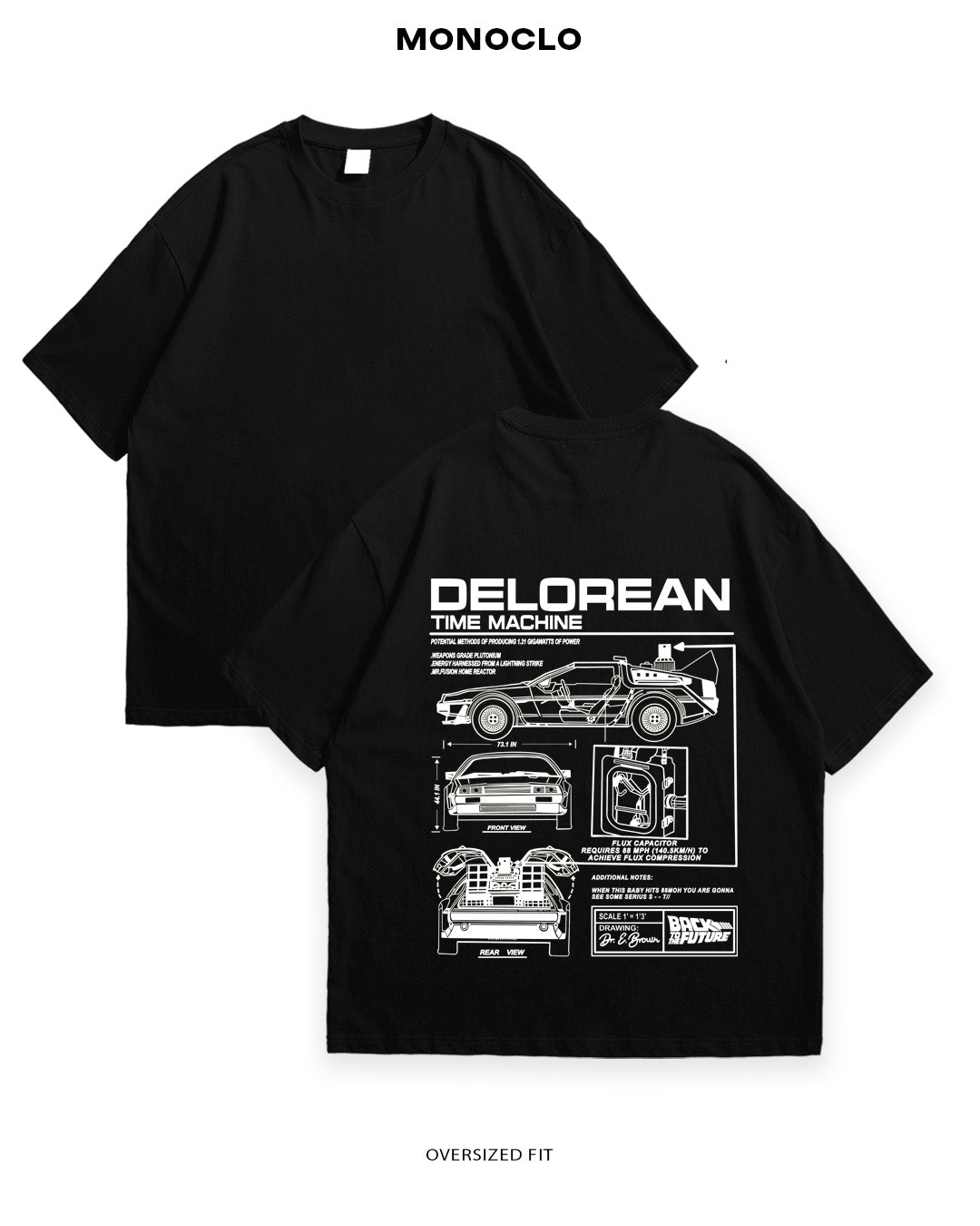 Футболка Delorean Time Machine - MONOCLO UA