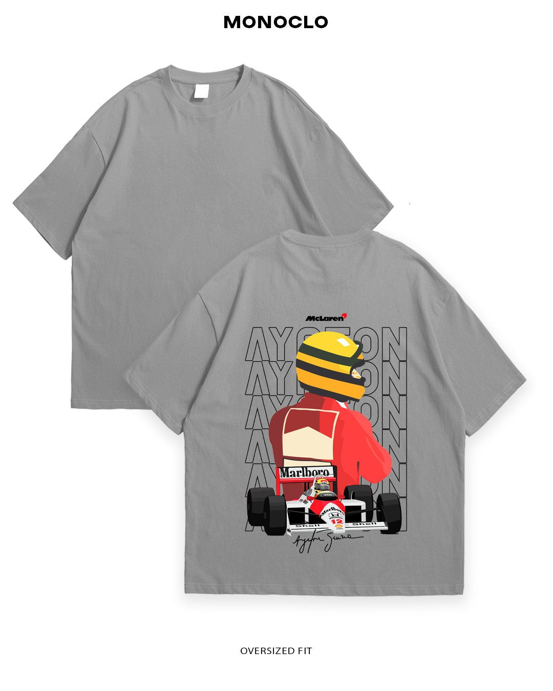 Футболка F1 Ayrton McLaren - Honda - MONOCLO UA
