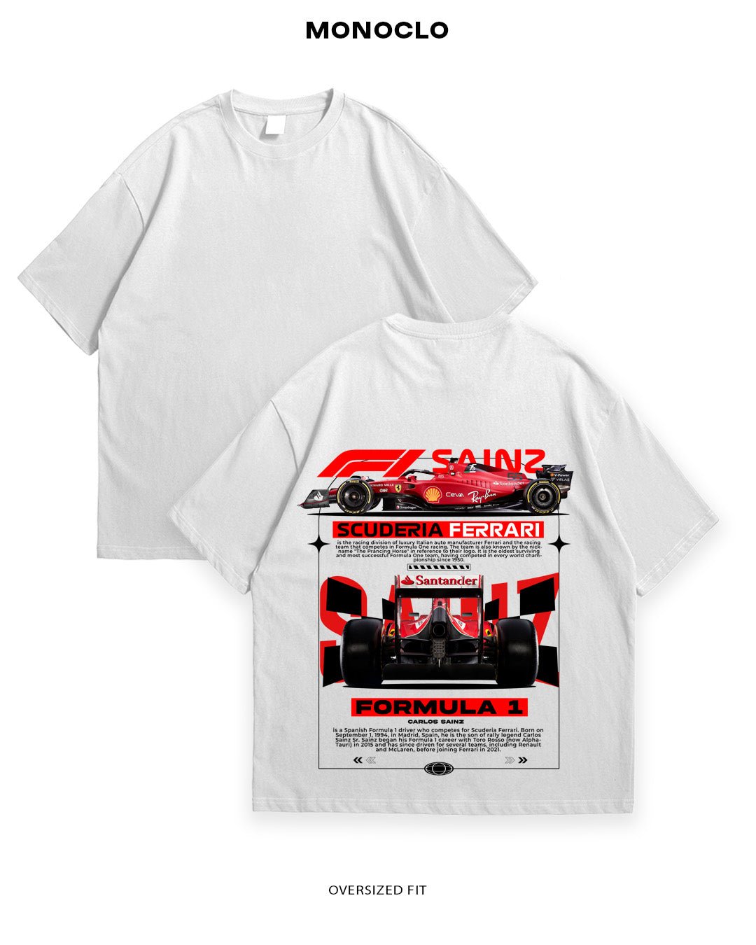 Футболка F1 Carlos Sainz 2 - MONOCLO UA