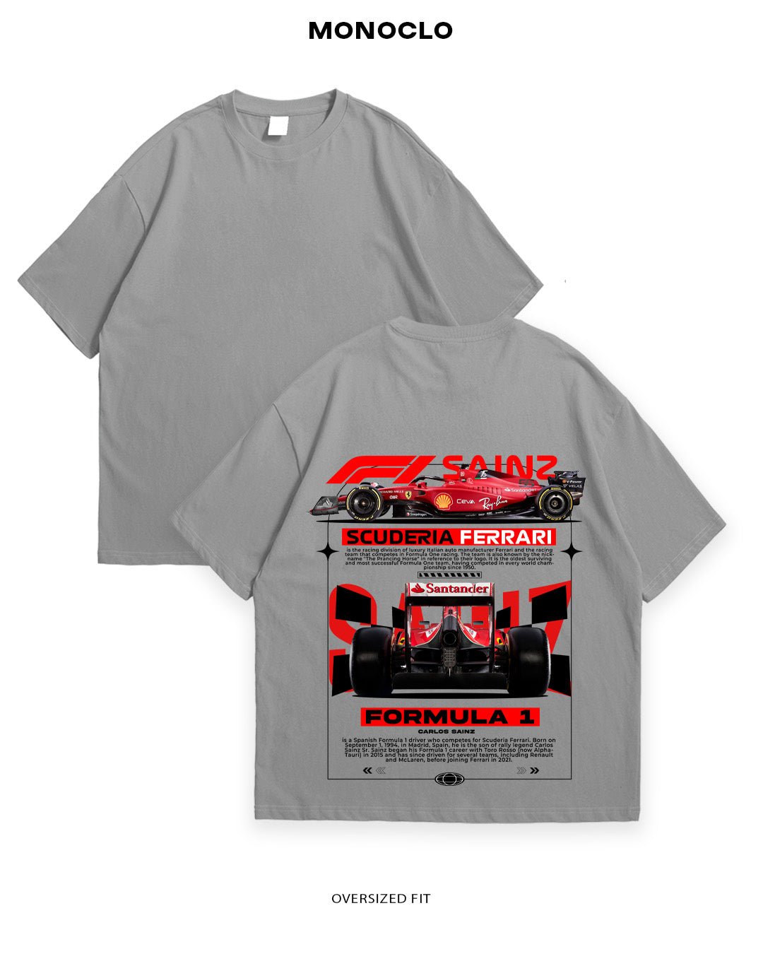 Футболка F1 Carlos Sainz 2 - MONOCLO UA