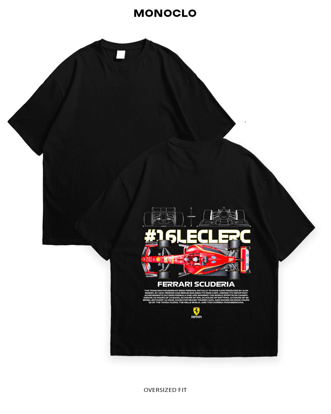 Футболка F1 Charles Leclerc 2 - MONOCLO UA