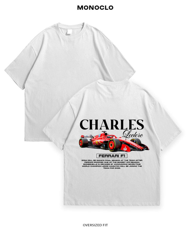 Футболка F1 Charles Leclerc - Ferrari 2024 Edition - MONOCLO UA