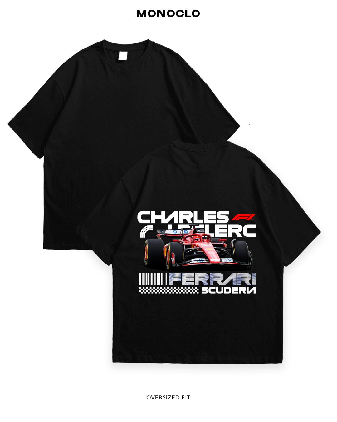 Футболка F1 Charles Leclerc Ferrari Scuderia CV - MONOCLO UA
