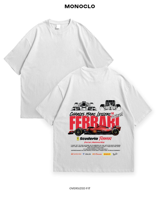 Футболка F1 Charles Marc Leclerc Ferrari - MONOCLO UA