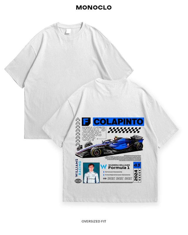 Футболка F1 Colapinto - Williams Racing - MONOCLO UA