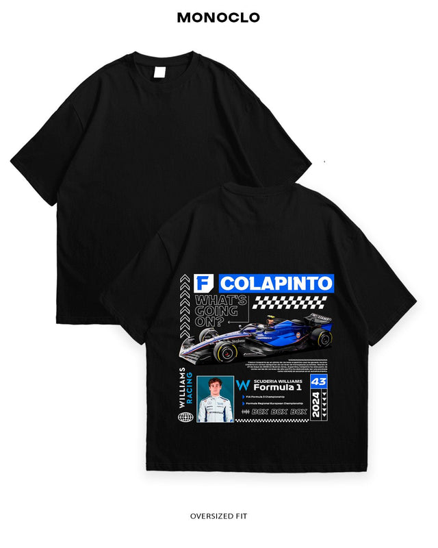 Футболка F1 Colapinto - Williams Racing - MONOCLO UA