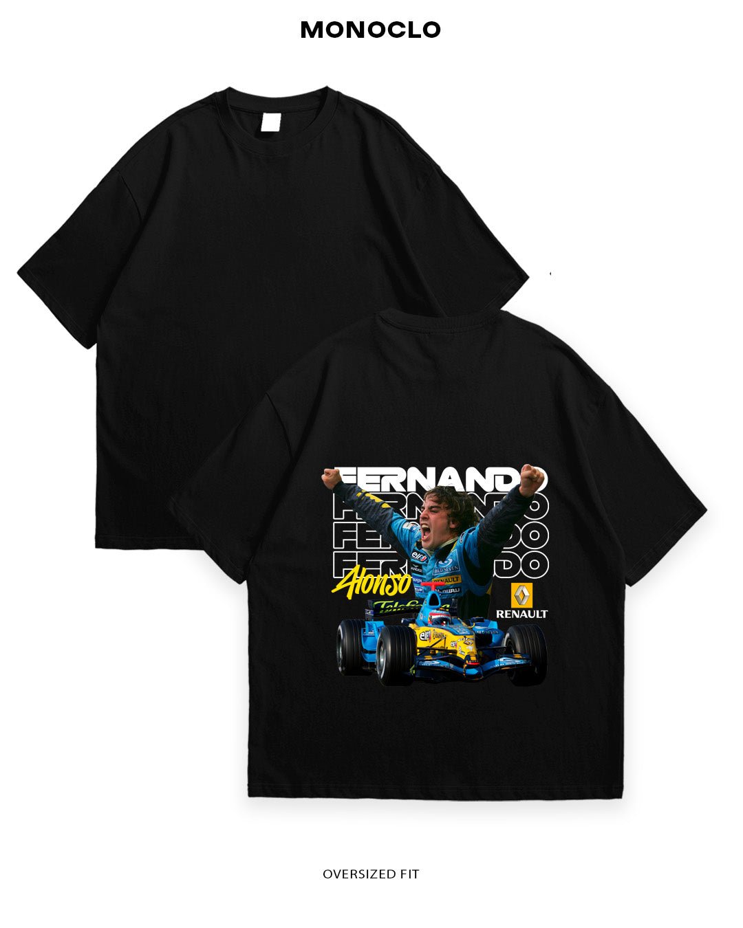 Футболка F1 Fernando Alonso - Renault Champion Edition - MONOCLO UA