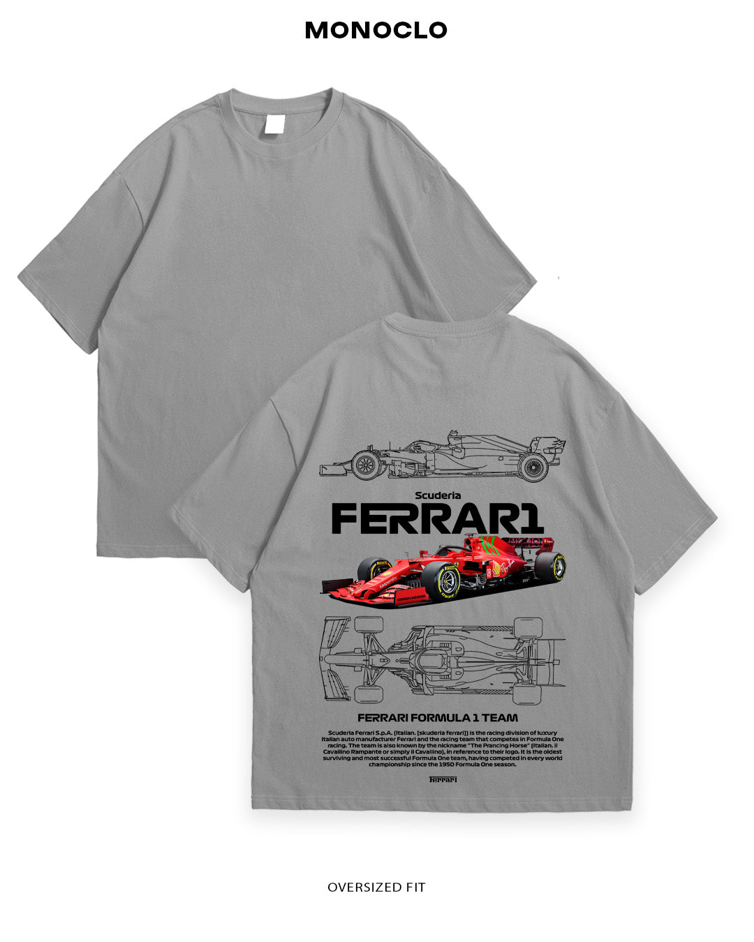 Футболка F1 Ferrari 2 - MONOCLO UA