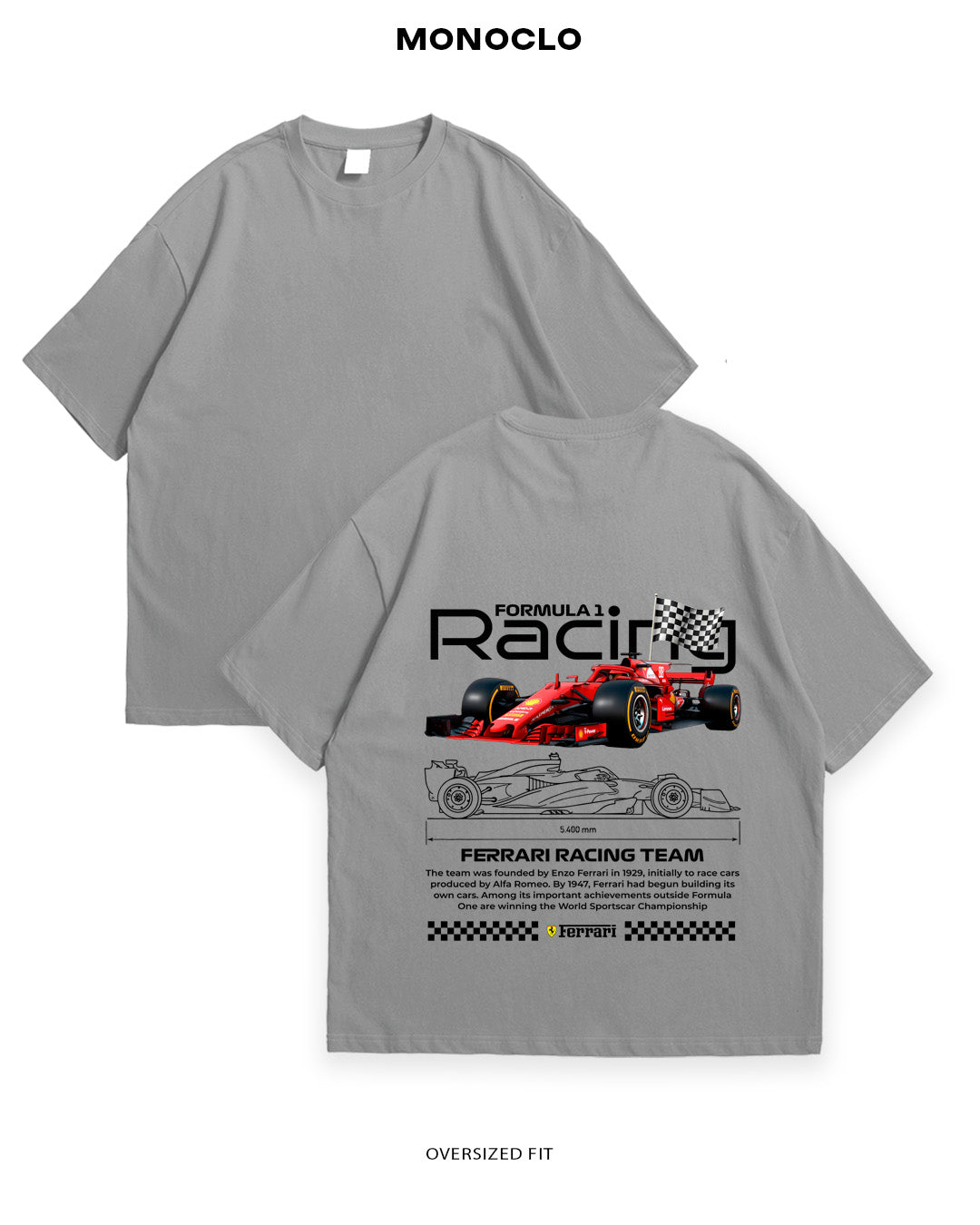 Футболка F1 Ferrari Racing Team 777 - MONOCLO UA