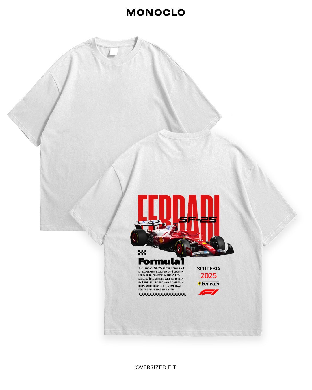 Футболка F1 Ferrari SF - 25 777 - MONOCLO UA