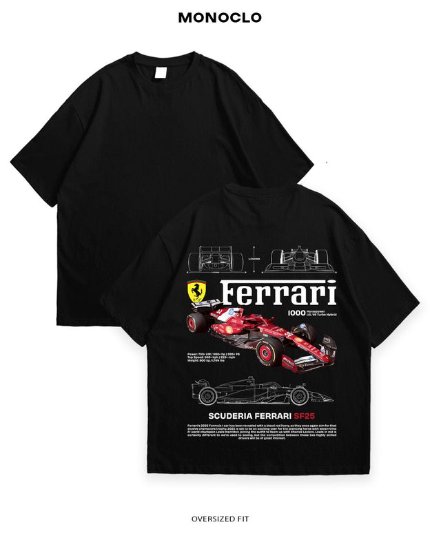 Футболка F1 Ferrari SF25 Red Empire - MONOCLO UA