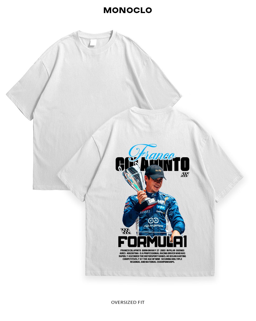 Футболка F1 Franco Colapinto Trophy - MONOCLO UA