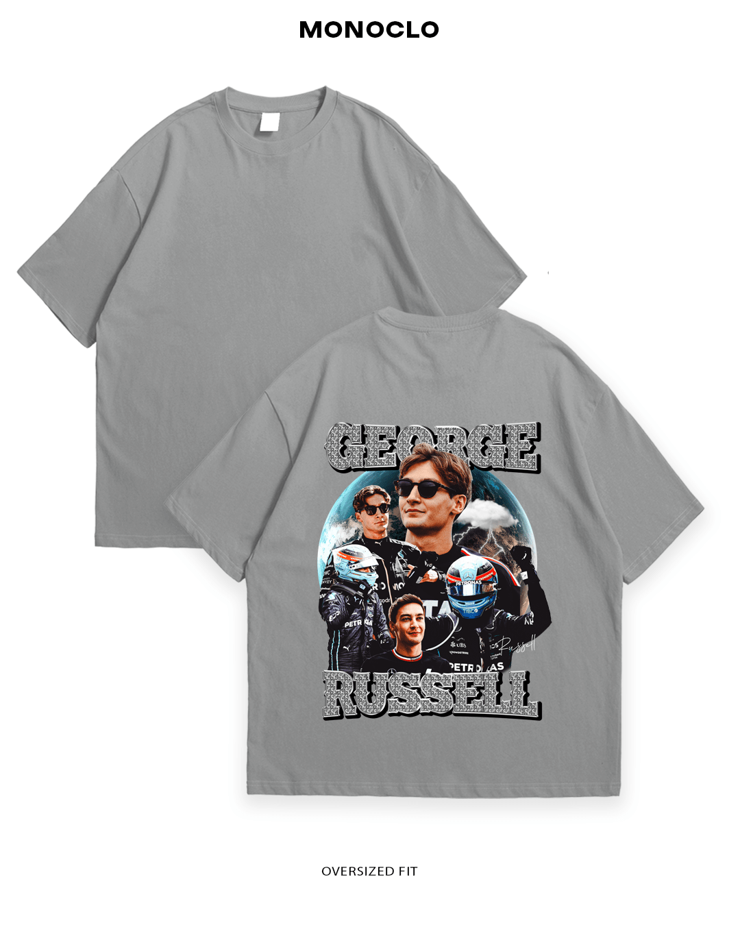 Футболка F1 George Russell Art - MONOCLO UA