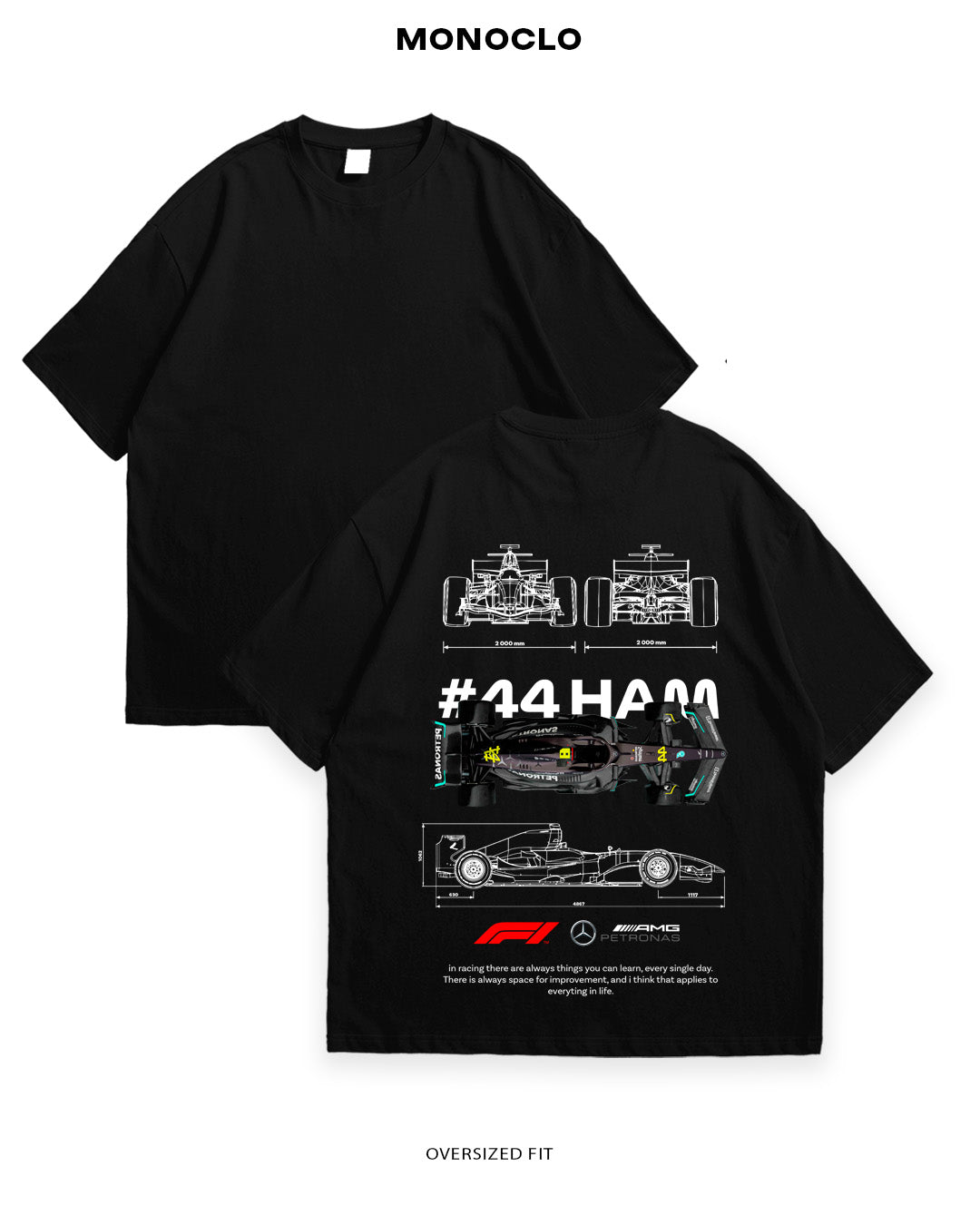 Футболка F1 Hamilton 3 - MONOCLO UA
