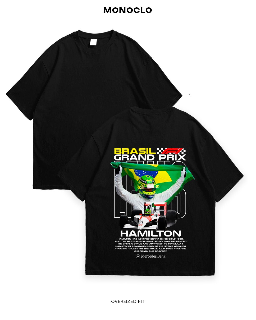 Футболка F1 Hamilton 6 - MONOCLO UA