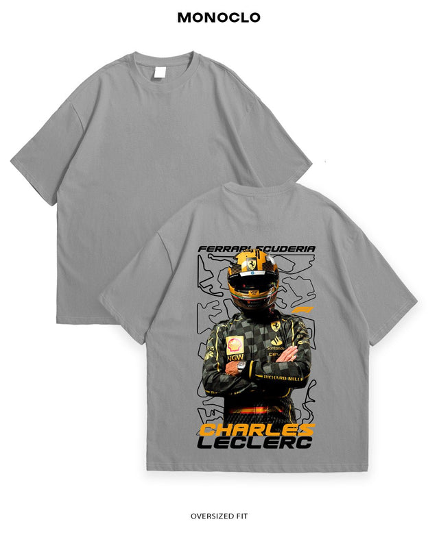 Футболка F1 Leclerc Black Suit - MONOCLO UA