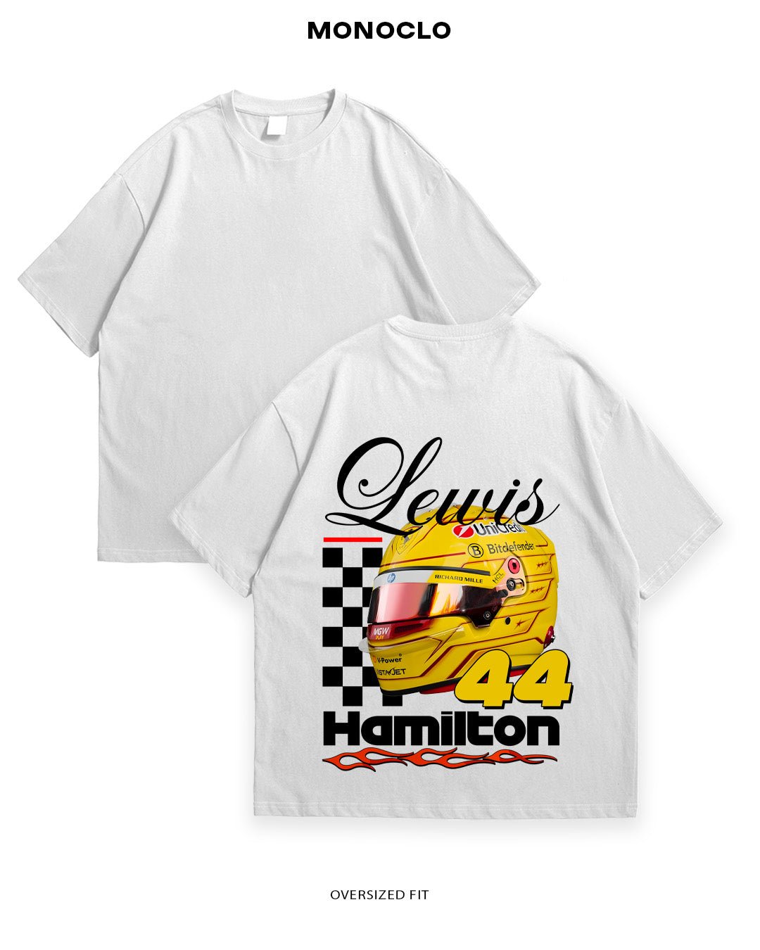 Футболка F1 Lewis Helmet 44 - MONOCLO UA
