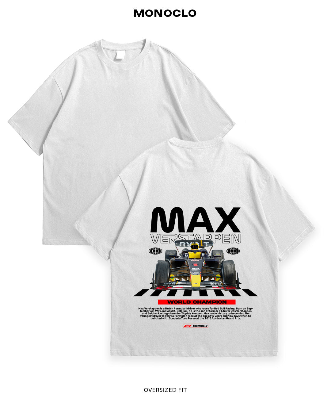 Футболка F1 Max Verstappen 4 - MONOCLO UA