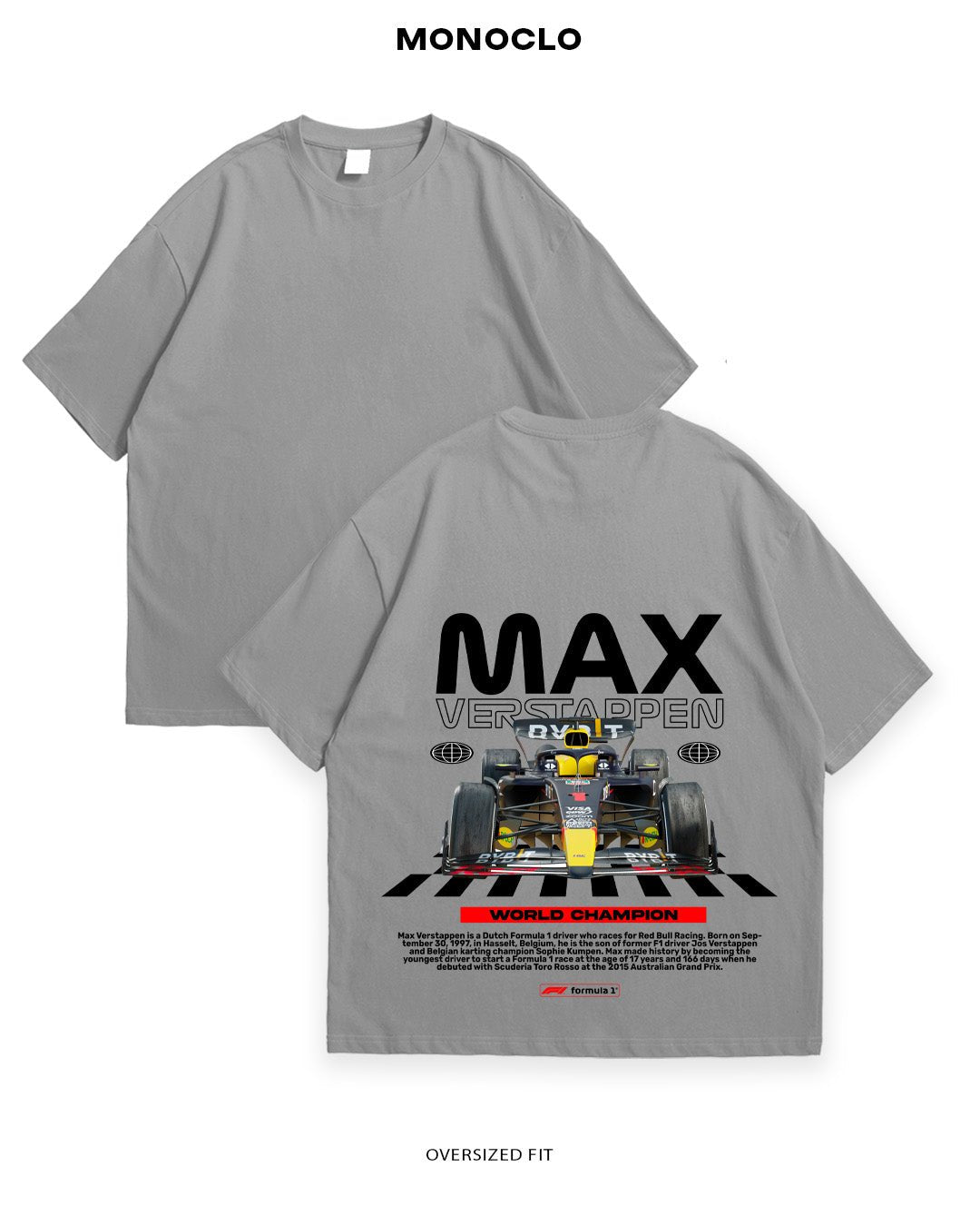 Футболка F1 Max Verstappen 4 - MONOCLO UA