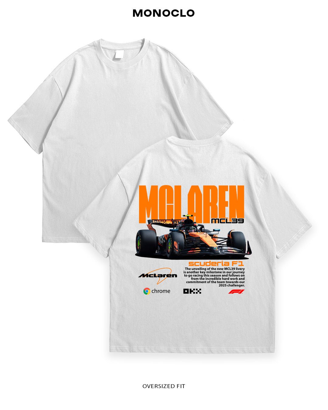 Футболка F1 MCL39 Thunder - MONOCLO UA