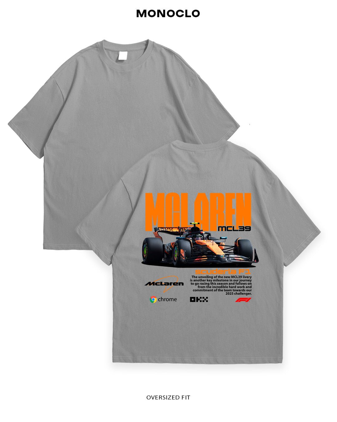 Футболка F1 MCL39 Thunder - MONOCLO UA