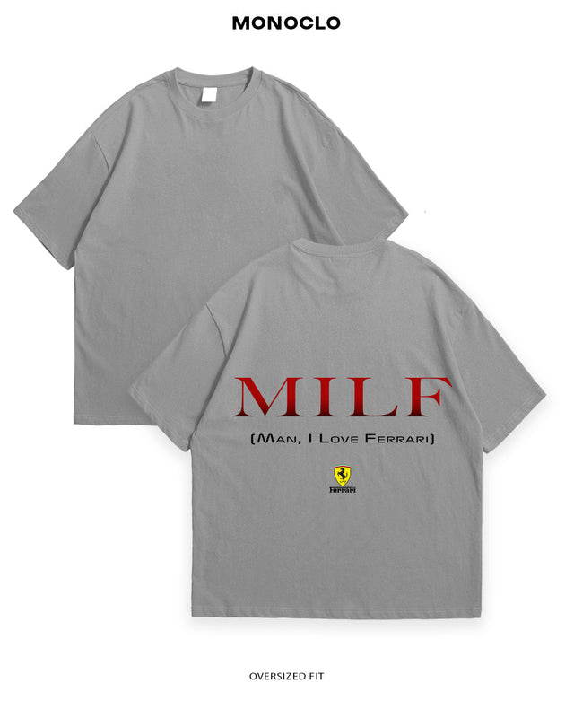 Футболка F1 MILF Ferrari - shop_name Графітовий