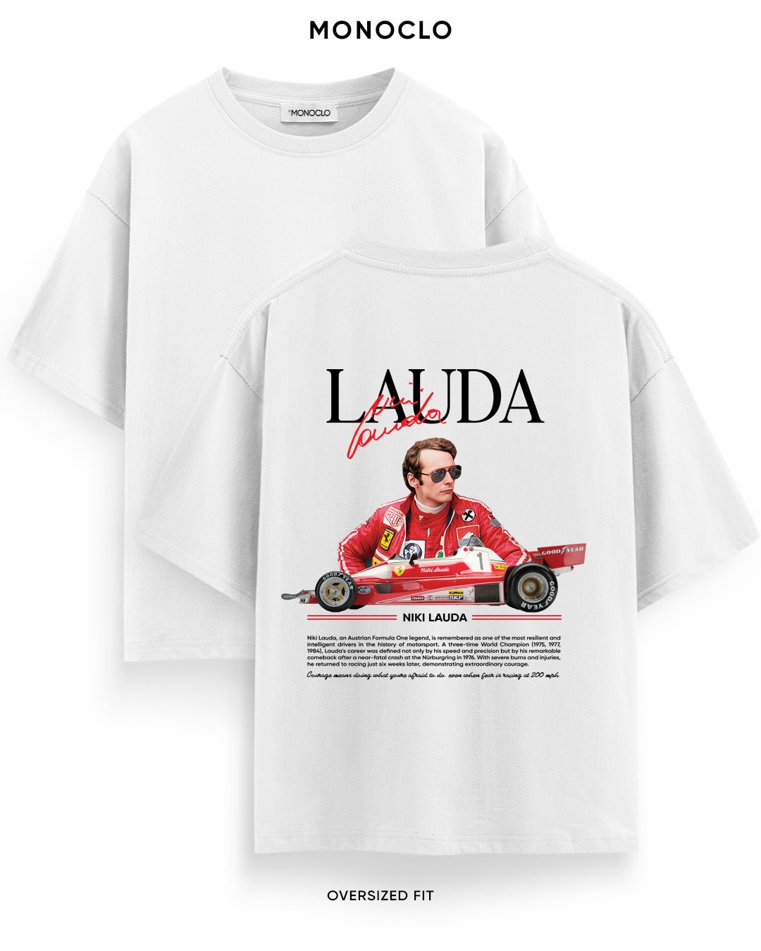 Футболка F1 Niki Lauda - MONOCLO UA