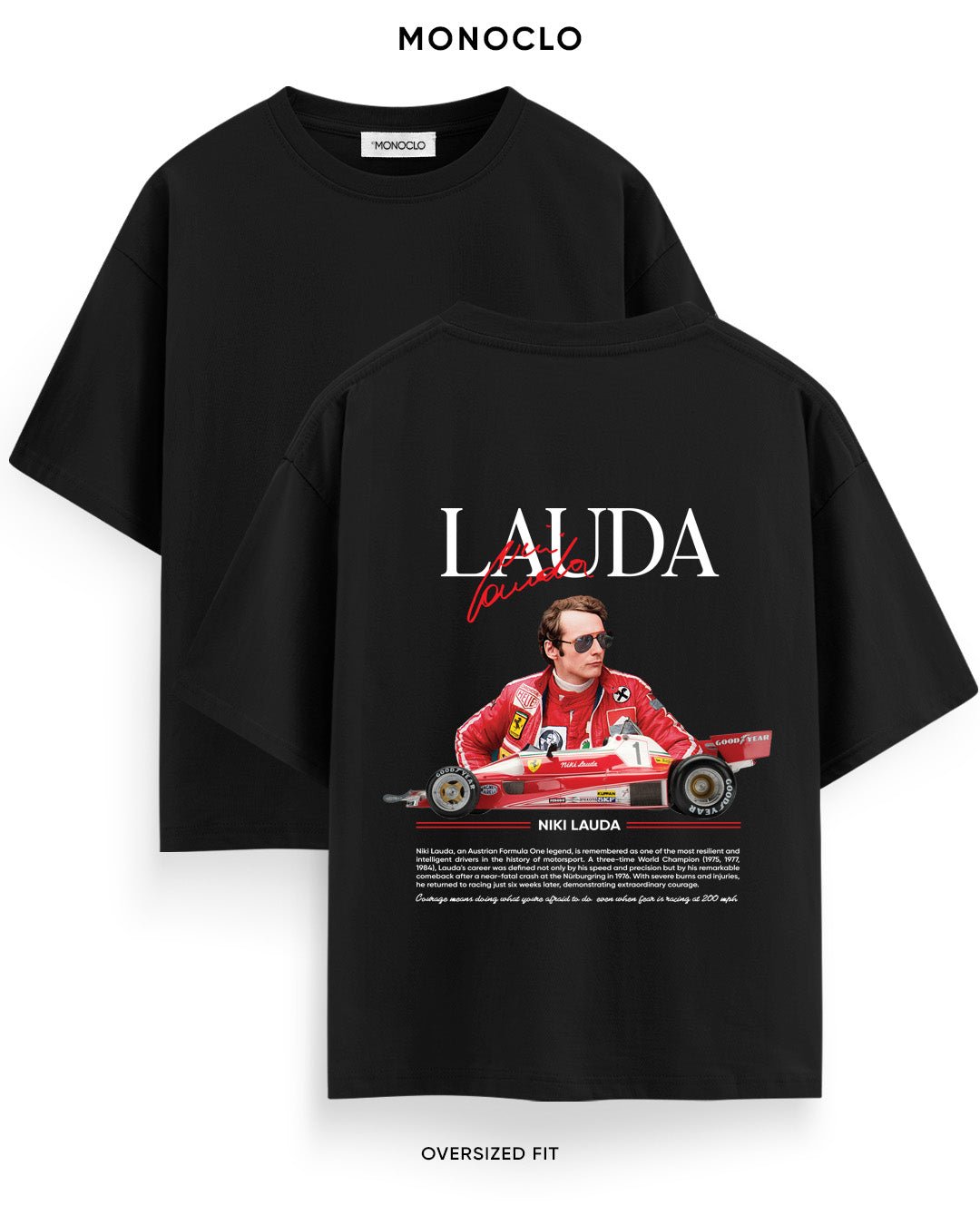 Футболка F1 Niki Lauda - MONOCLO UA