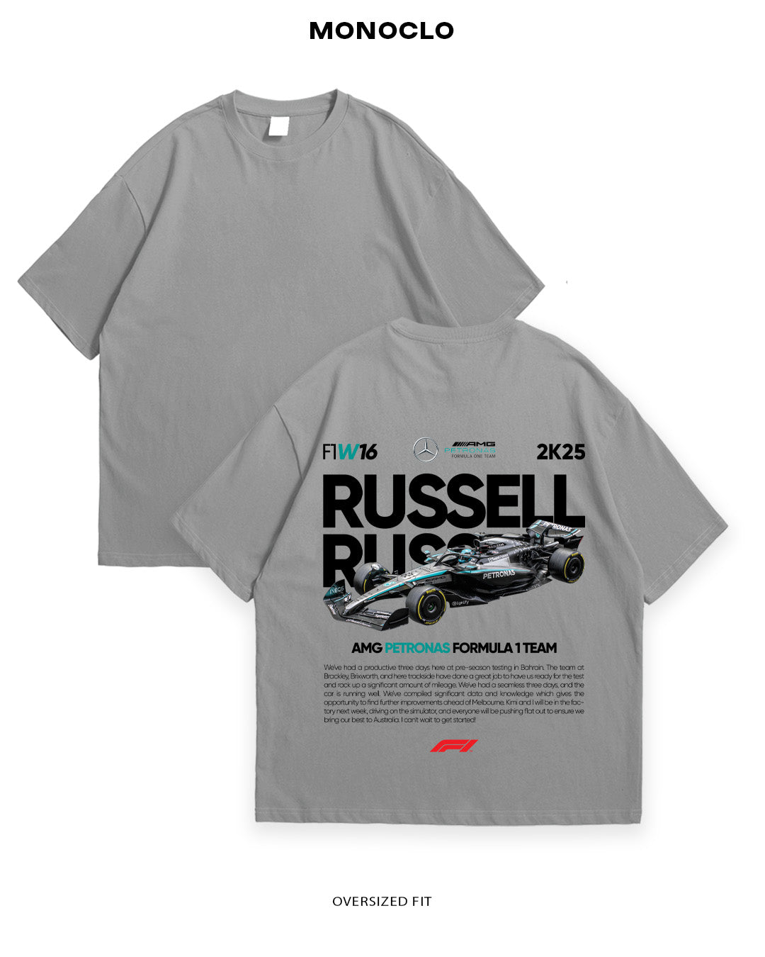 Футболка F1 Russell 2k25 - MONOCLO UA