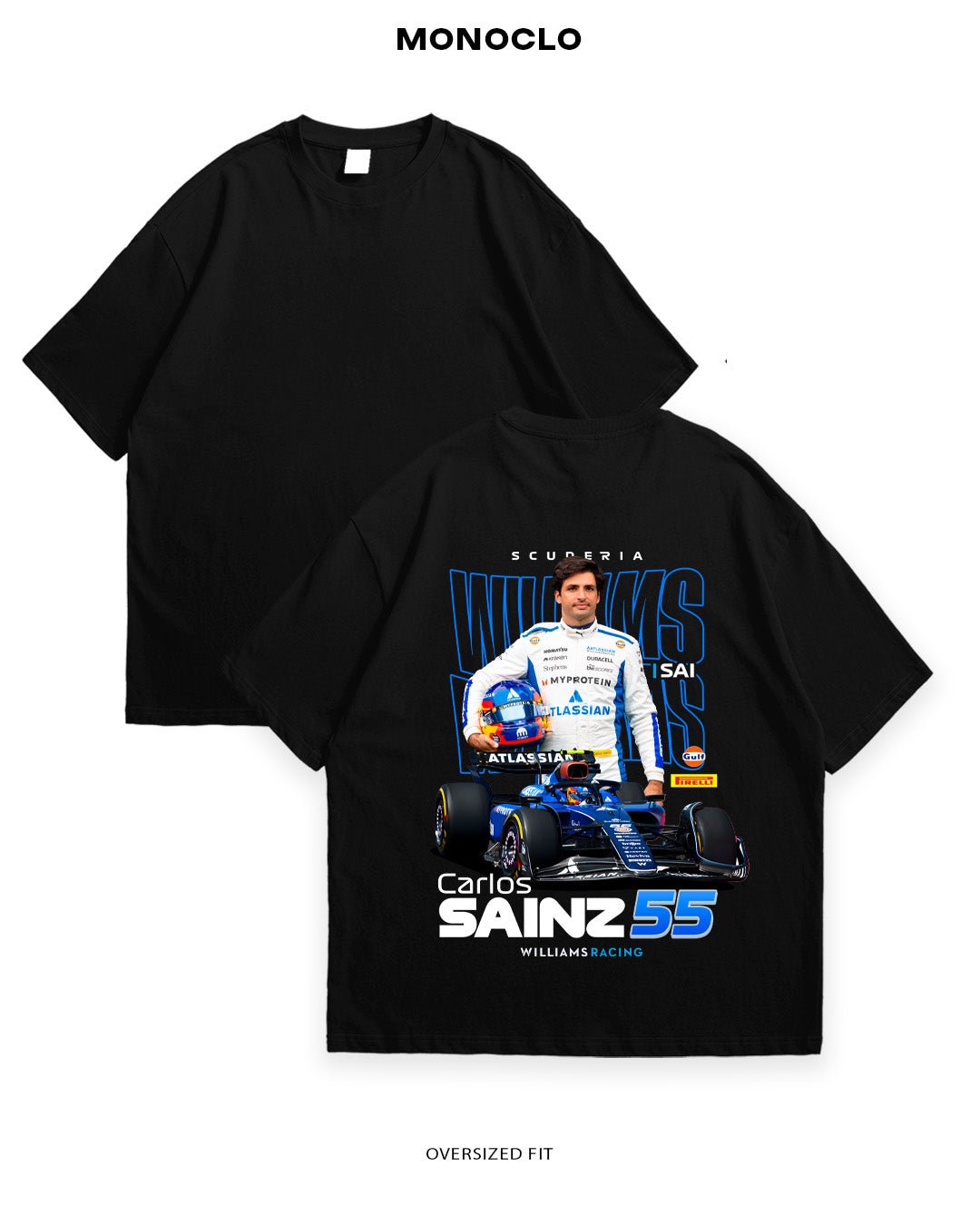 Футболка F1 Sainz Williams 55 - MONOCLO UA