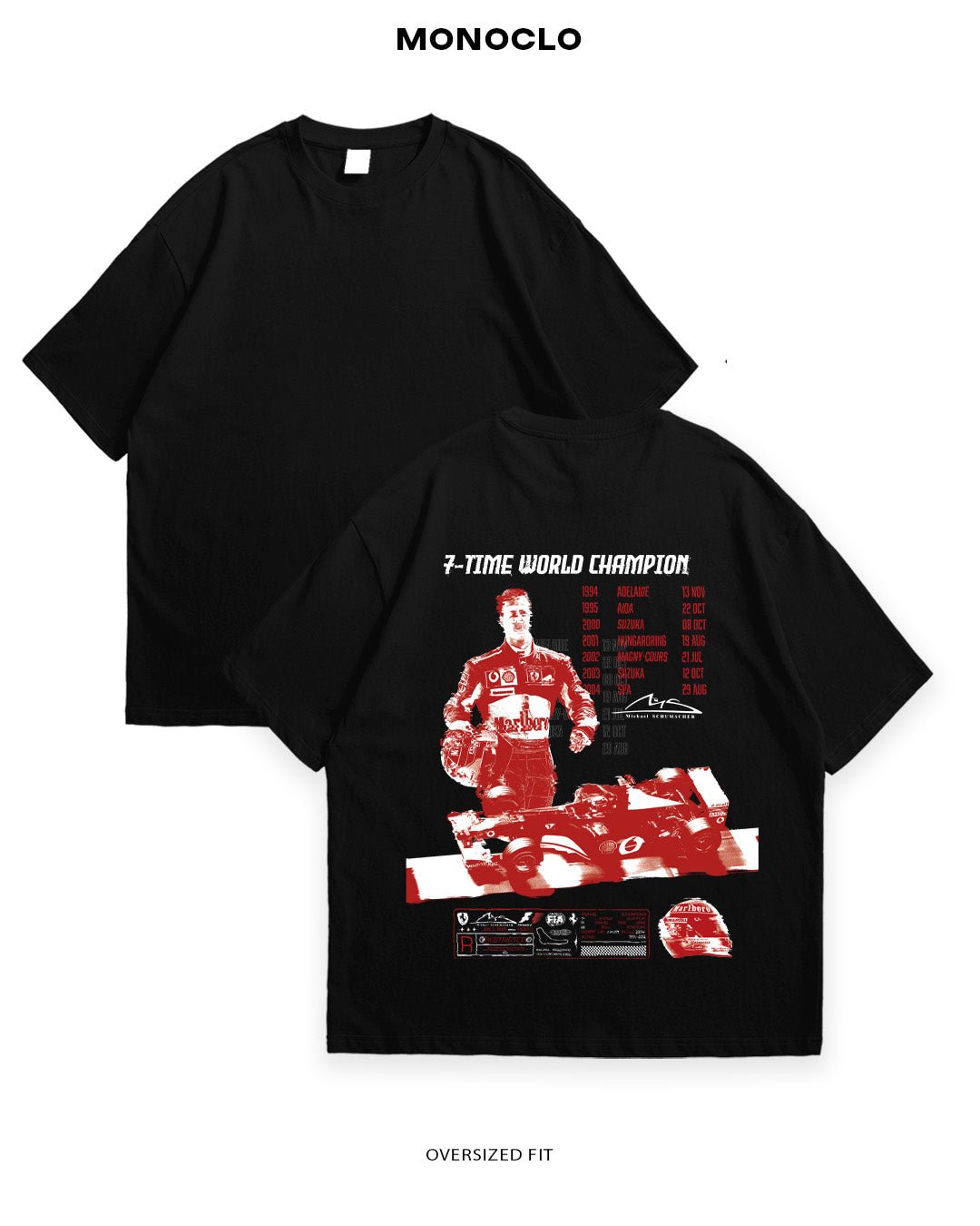 Футболка F1 Schumacher - MONOCLO UA