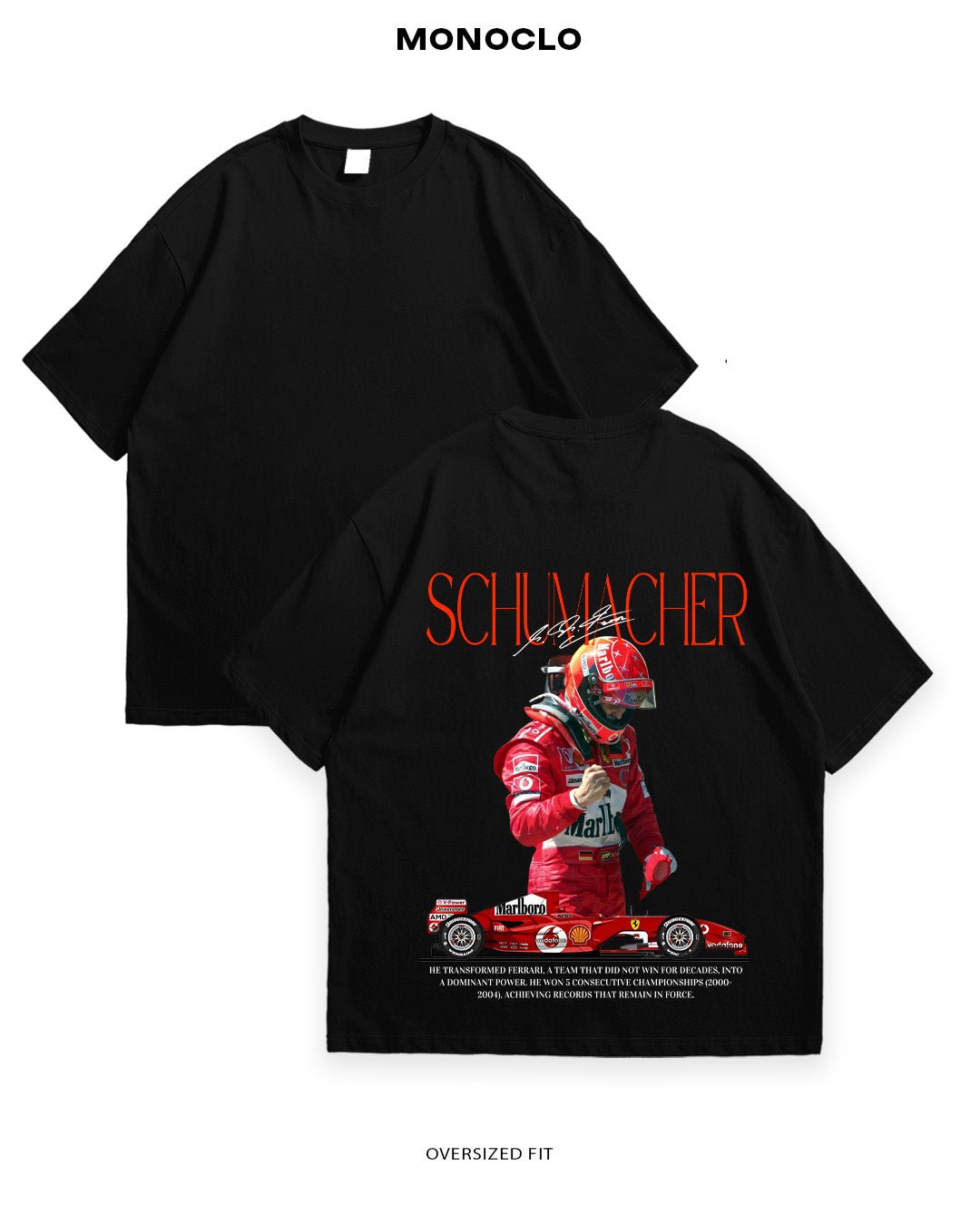 Футболка F1 SCHUMACHER - MONOCLO UA