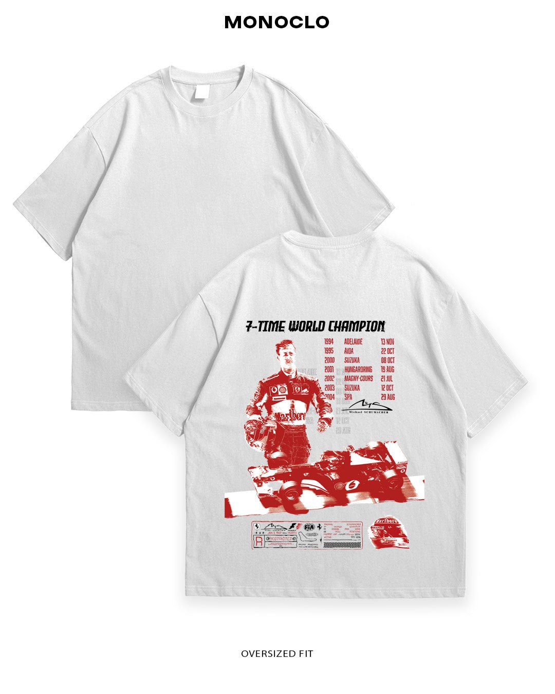Футболка F1 Schumacher - MONOCLO UA