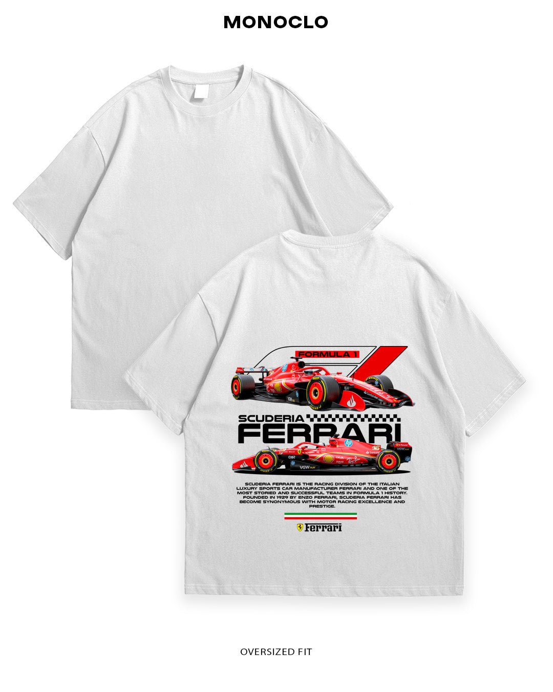 Футболка F1 SCUDERIA FERRARI - MONOCLO UA