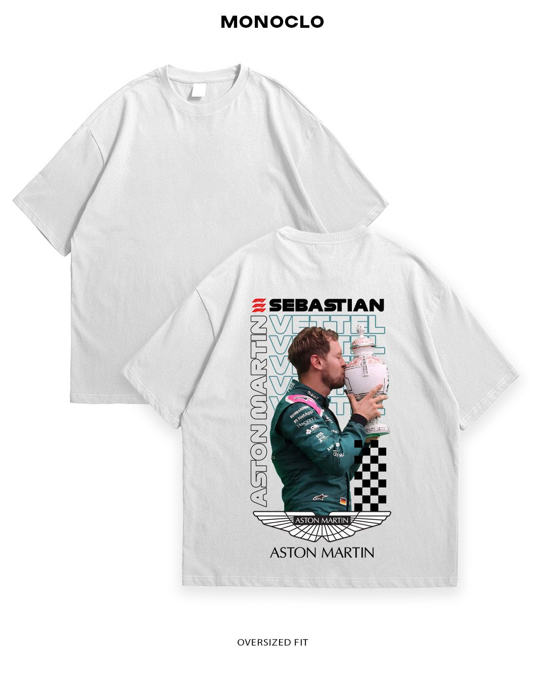 Футболка F1 Sebastian Vettel | Aston Martin - MONOCLO UA